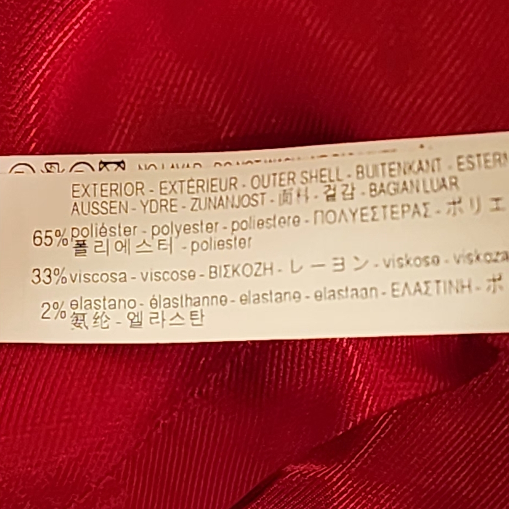 🎉☄💖Host pick💖☄🎉NWT NEW ZARA Red jacket with statement 2 Big buttons - Picture 13 of 13